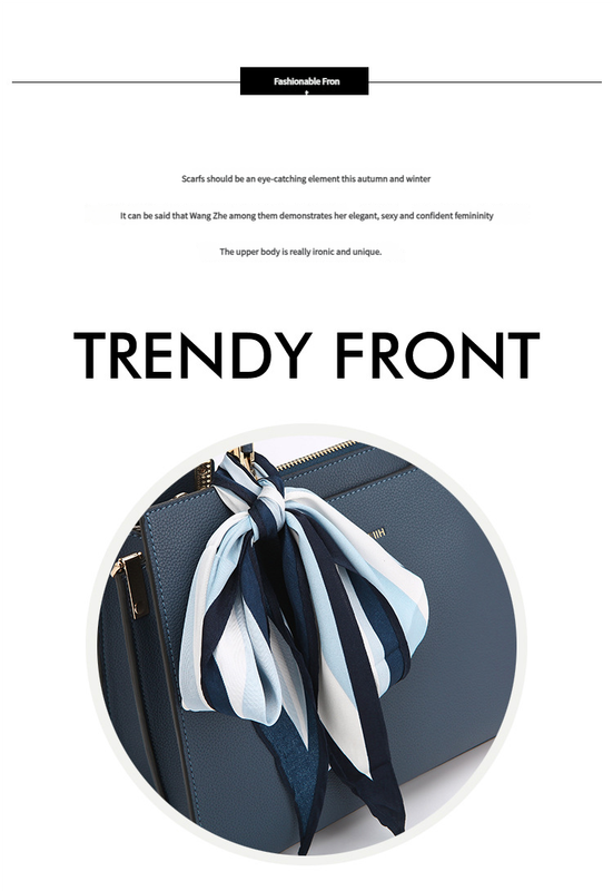 Fashionable Synthetic Leather Crossbody Bag with Detachable Scarf - Multiple Compartments for Daily V888-ELOSUNG35219