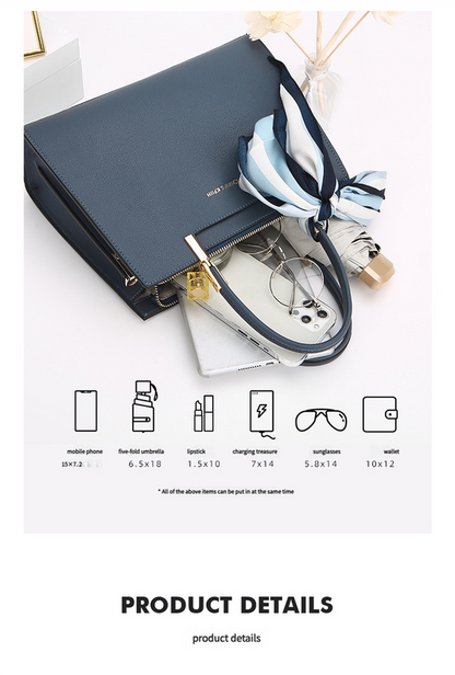 Fashionable Synthetic Leather Crossbody Bag with Detachable Scarf - Multiple Compartments for Daily V888-ELOSUNG35219