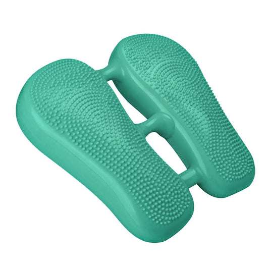 Dual-Side Textured Fitness Balance Board - Core Strengthener with Anti-Slip Massage Surface(green) V888-ELOSUNG35232