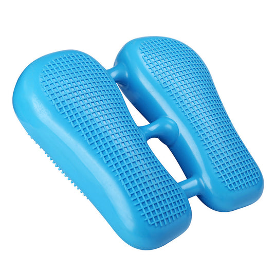 Dual-Side Textured Fitness Balance Board - Core Strengthener with Anti-Slip Massage Surface(blue) V888-ELOSUNG35233