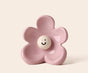 Artistic Floral Smiling Face Vase - Modern Ceramic Decor with Gloss Finish(pink) V888-ELOSUNG35235