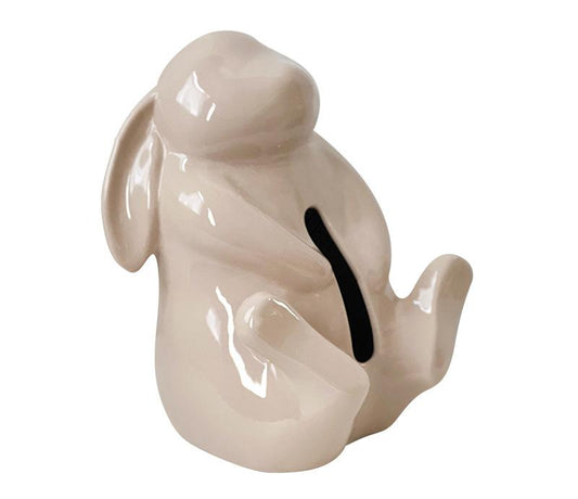 Artisan Ceramic Tissue Box Holder - Medium-High Fired Home Decor Organizer(Milk tea color) V888-ELOSUNG35258