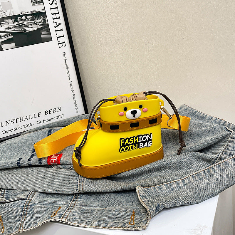 Adjustable Silicone Crossbody Bag - Multi-Way Lightweight Purse with Spacious Design(yellow) V888-ELOSUNG35260