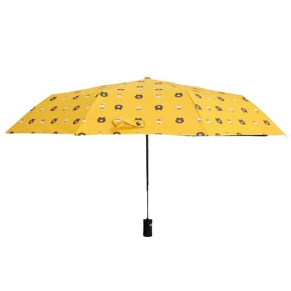 Auto Open/Close 8-Rib Sun & Rain Umbrella - 98cm UV Protection Canopy(pink) V888-ELOSUNG35279