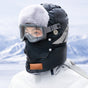 Anti-Fog Thermal Cycling hat - Reflective Safety & Voice Amplification(black) V888-ELOSUNG35284