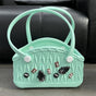 Stylish Handbag - Spacious with Decorative Elements(light green) V888-ELOSUNG35287
