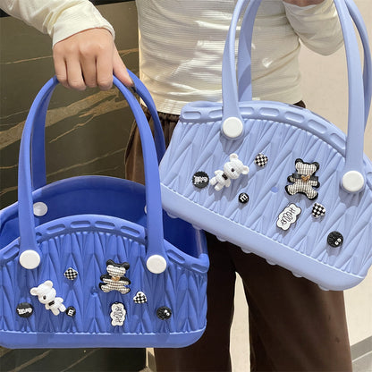 Stylish Handbag - Spacious with Decorative Elements(light green) V888-ELOSUNG35287