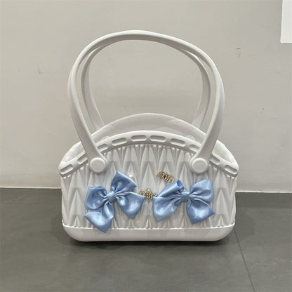 Stylish Handbag - Spacious with Decorative Elements(Beige) V888-ELOSUNG35288