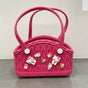 Stylish Handbag - Spacious with Decorative Elements(pink) V888-ELOSUNG35289