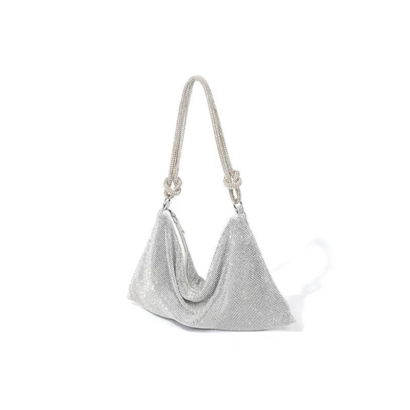 Modern Handbag - Elegant with Decorative Accents(silver) V888-ELOSUNG35291