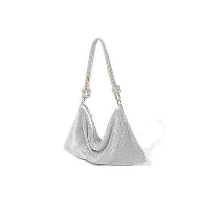 Modern Handbag - Elegant with Decorative Accents(silver) V888-ELOSUNG35291