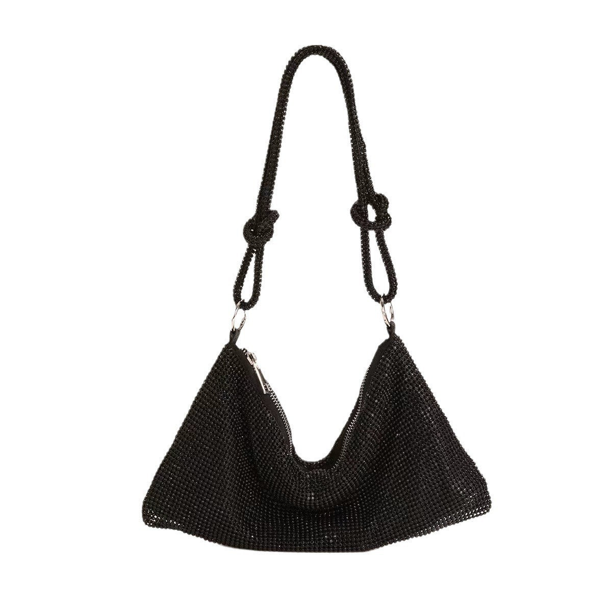 Modern Handbag - Elegant with Decorative Accents(black) V888-ELOSUNG35293