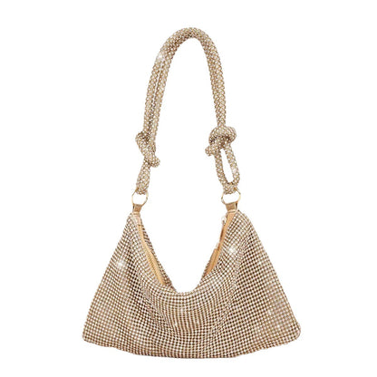 Modern Handbag - Elegant with Decorative Accents(golden) V888-ELOSUNG35294