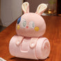 Plush 2-in-1 Pillow Blanket - Adorable Design for Cozy Comfort(Pink Rabbit) V888-ELOSUNG35303