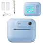 Kids Multi-Functional Camera Toy - Instant B&W Printing & Creative Stickers(blue) V888-ELOSUNG35311