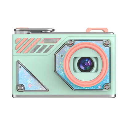 Glitter Sand Design 64MP HD Digital Camera with LED Fill Light & Auto Focus(green) V888-ELOSUNG35330