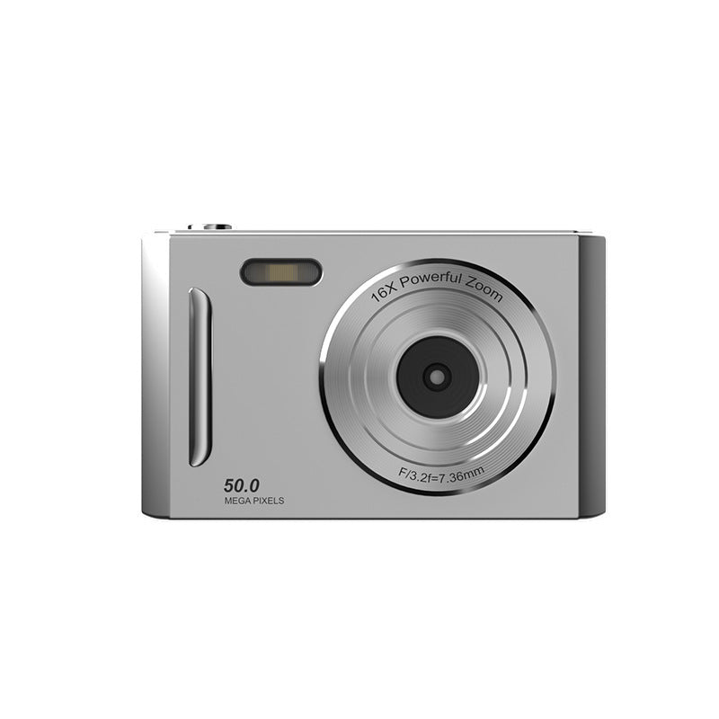 50MP HD Digital Camera with 8X Zoom & Dual Lens System(silvery) V888-ELOSUNG35338