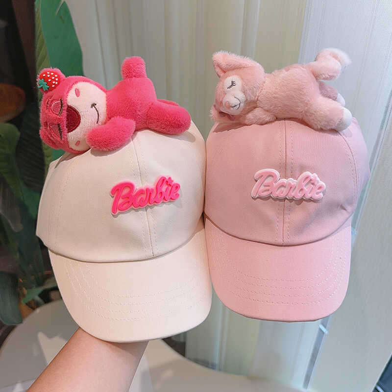 Cute Plush - Decorated Baseball Cap(Beige pink) V888-ELOSUNG35340
