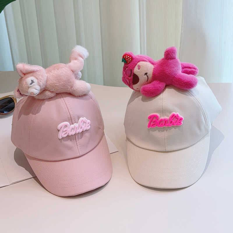 Cute Plush - Decorated Baseball Cap(Beige pink) V888-ELOSUNG35340