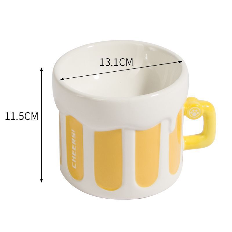 Premium Elevated Pet Bowl with Ergonomic 15 degrees Tilt & Large Capacity(Beer Bowl) V888-ELOSUNG35353