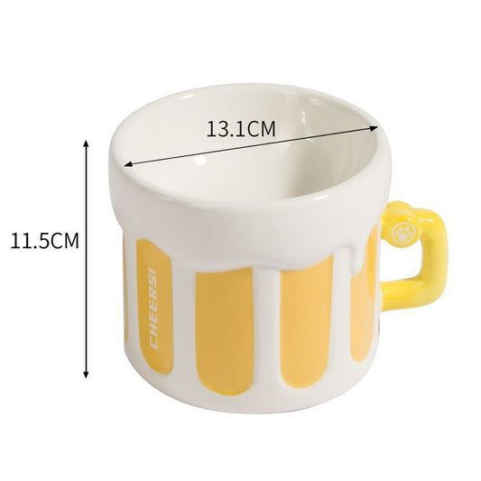 Premium Elevated Pet Bowl with Ergonomic 15 degrees Tilt & Large Capacity(Beer Bowl) V888-ELOSUNG35353