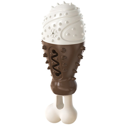 Multifunctional Dog Toy with Cooling, Dental Care & Floating Features(Chocolate color) V888-ELOSUNG35357