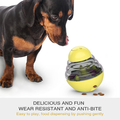 Interactive Dog Puzzle Feeder with Adjustable Food Dispensing Holes(Green) V888-ELOSUNG35365