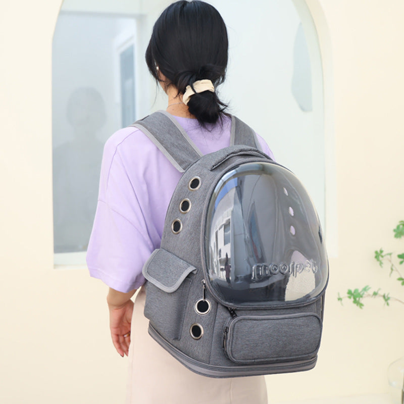 Spacious Pet Carrier with Ventilation System & Water-Resistant Design(pink) V888-ELOSUNG35371