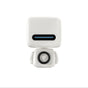 Mini Robot Style Bluetooth Speaker - Portable, 8-9 Hr Playtime, Built-in Mic & Lanyard(White) V888-ELOSUNG35385