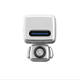 Mini Robot Style Bluetooth Speaker - Portable, 8-9 Hr Playtime, Built-in Mic & Lanyard(Silver Gray) V888-ELOSUNG35386