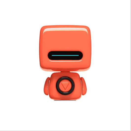 Mini Robot Style Bluetooth Speaker - Portable, 8-9 Hr Playtime, Built-in Mic & Lanyard(red) V888-ELOSUNG35387