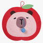 Fruit-Themed Capybara Cat Scratching Pad - Sisal Rope, EVA Non-Slip Backing, Hanging or Floor Use(red) V888-ELOSUNG35392