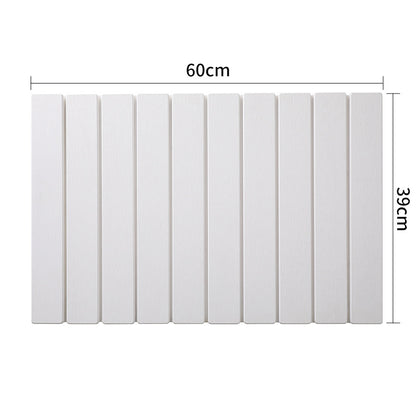 Collapsible Diatom Mud Bath Mat - Quick Dry, Non-Slip, Odor-Free Absorbent Pad(white) V888-ELOSUNG35395