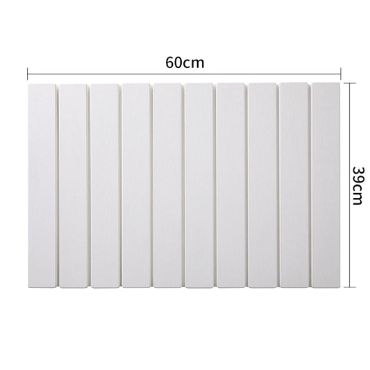 Collapsible Diatom Mud Bath Mat - Quick Dry, Non-Slip, Odor-Free Absorbent Pad(white) V888-ELOSUNG35395