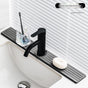 Diatom Mud Faucet Splash Guard & Absorbent Mat - Quick Dry, Non-Slip Sink Organizer(dark grey) V888-ELOSUNG35396
