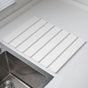 Folding Diatomaceous Earth Countertop Drain Mat - Quick Dry, Non-Slip & Easy Clean Absorbent Pad(white) V888-ELOSUNG35406