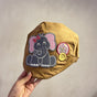 Cute Elephant Applique Beret Hat - Soft Fabric, Adjustable Fit, Retro Newsboy Cap(khaki) V888-ELOSUNG35434