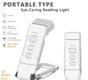 Portable Clip-On LED Reading Light - USB Rechargeable, 3 Color Modes & 5 Brightness Levels(white) V888-ELOSUNG35456