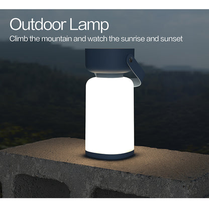 Portable LED Outdoor Camping Lantern - USB Rechargeable, 1200mAh Battery, Emergency Light(blue) V888-ELOSUNG35459