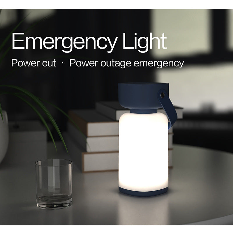 Portable LED Outdoor Camping Lantern - USB Rechargeable, 1200mAh Battery, Emergency Light(blue) V888-ELOSUNG35459