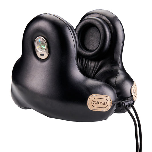 Smart Neck Pillow with Dual Noise Reduction, HIFI Bluetooth Music & Graphene Heating - Sleep Elf" Travel V888-ELOSUNG35484