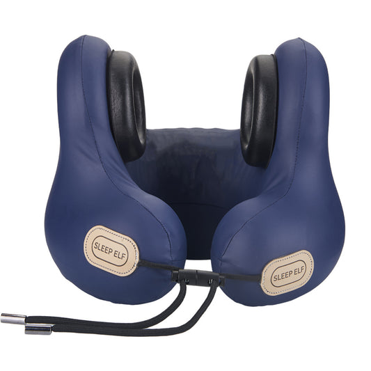 Smart Neck Pillow with Dual Noise Reduction, HIFI Bluetooth Music & Graphene Heating - Sleep Elf" Travel V888-ELOSUNG35486