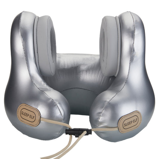Smart Neck Pillow with Dual Noise Reduction, HIFI Bluetooth Music & Graphene Heating - Sleep Elf" Travel V888-ELOSUNG35487