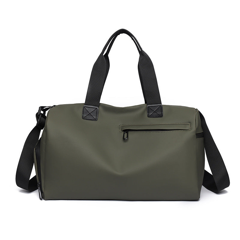 Large Capacity Travel Duffel Bag with Shoe Compartment & Wet Pocket - Multi-Purpose Gym & Weekend Bag(Green) V888-ELOSUNG35499