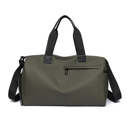Large Capacity Travel Duffel Bag with Shoe Compartment & Wet Pocket - Multi-Purpose Gym & Weekend Bag(Green) V888-ELOSUNG35499