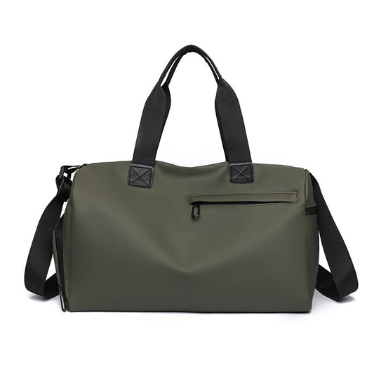 Large Capacity Travel Duffel Bag with Shoe Compartment & Wet Pocket - Multi-Purpose Gym & Weekend Bag(Green) V888-ELOSUNG35499