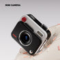 Mini Retro Keychain Camera - 48MP Photos, 1080P HD Video with Built-in Filters & Flash(black and white) V888-ELOSUNG35513