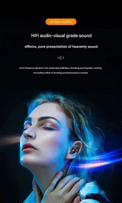 TWS Wireless Earbuds with Wireless Charging Case - Bluetooth 5.3, HiFi Audio, LED Display & Smart Touch V888-ELOSUNG35521