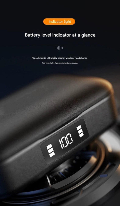 TWS Wireless Earbuds with Wireless Charging Case - Bluetooth 5.3, HiFi Audio, LED Display & Smart Touch V888-ELOSUNG35521