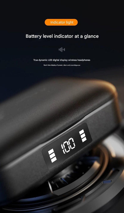TWS Wireless Earbuds with Wireless Charging Case - Bluetooth 5.3, HiFi Audio, LED Display & Smart Touch V888-ELOSUNG35521